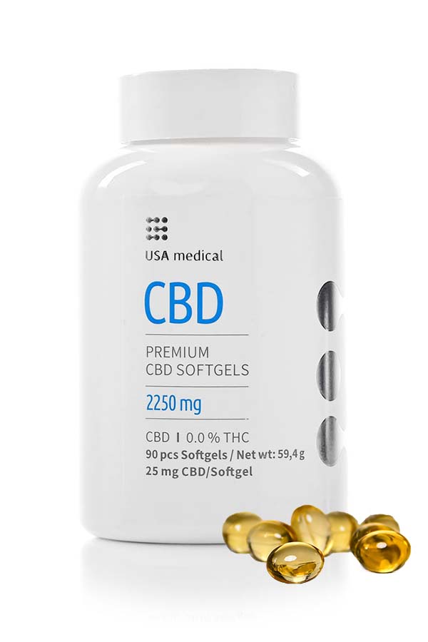 CBD kapsle 2250 mg